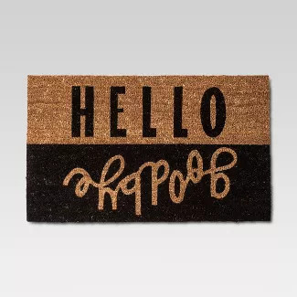 Hello Goodbye Doormat 2'x3' - Room Essentials™ | Target