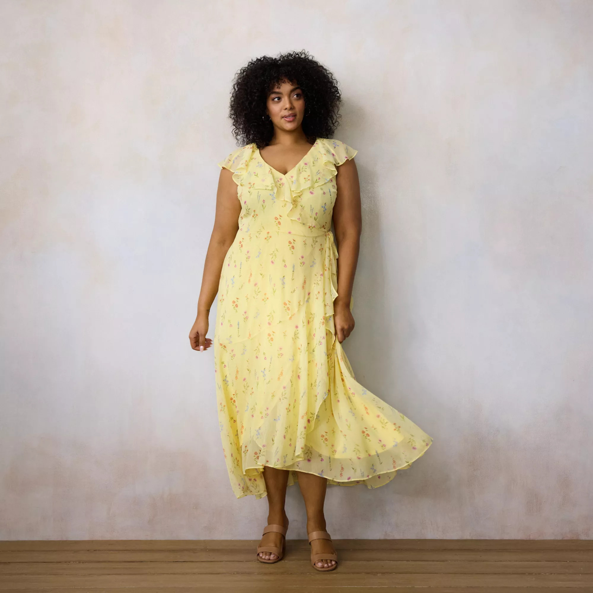 Plus Size LC Lauren Conrad Sleeveless Wrap Dress | Kohl's