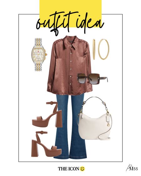nordstrom anniversary sale 2023

sunday brunch outfit inspiration. a trendy brown satin top paired with a dark flare jean

#LTKFind #LTKxNSale #LTKshoecrush