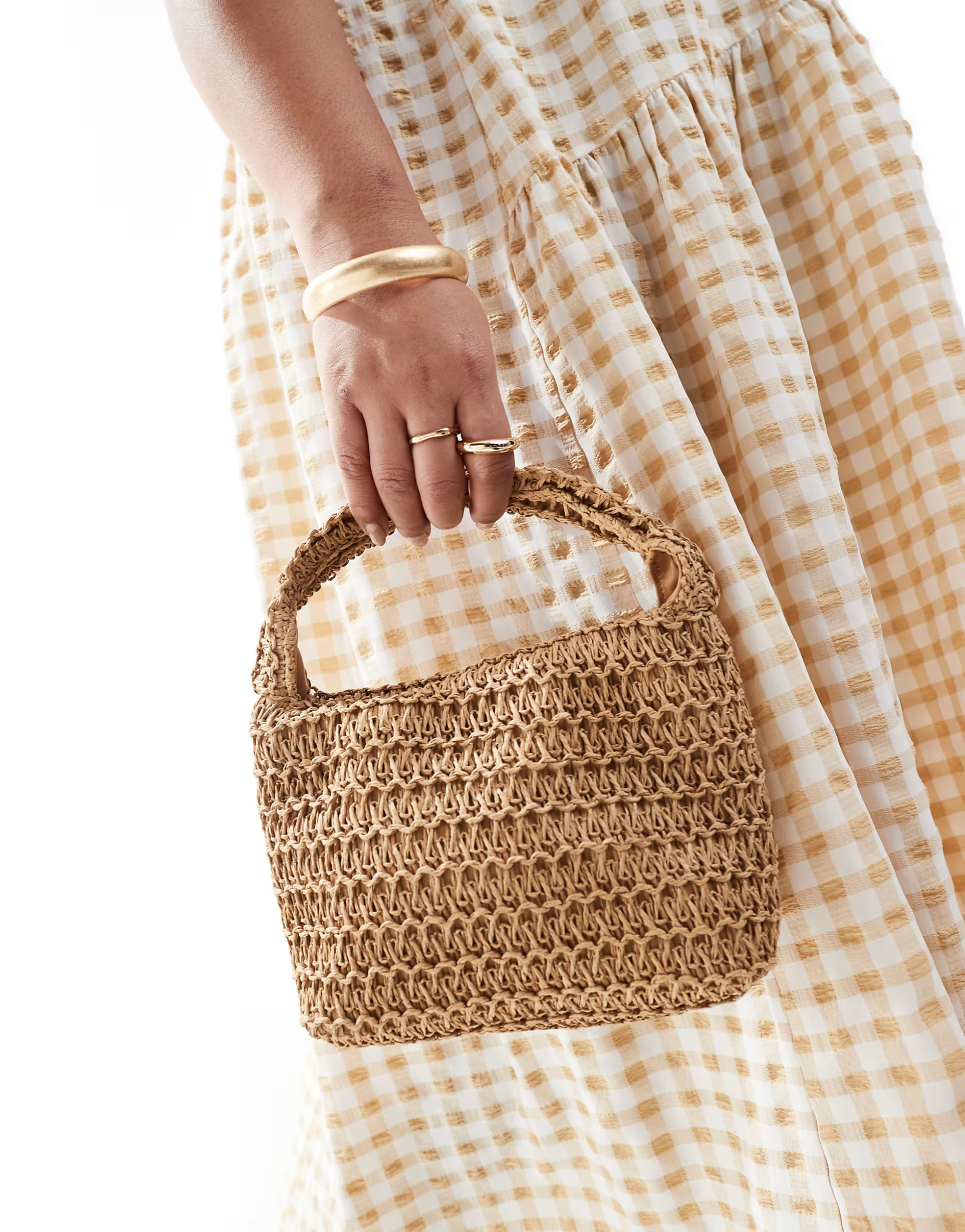 Glamorous straw grab bag | ASOS (Global)