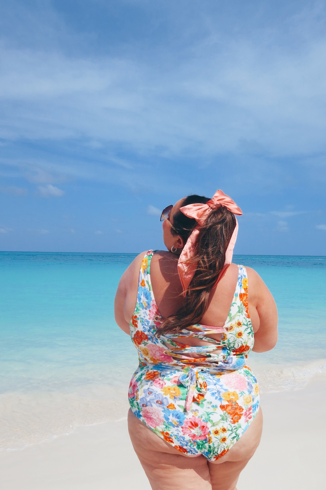 Vacay look from last week’s cruise! Wearing a 2X in this swimsuit 💗

#LTKswim #LTKstyletip #LTKplussize