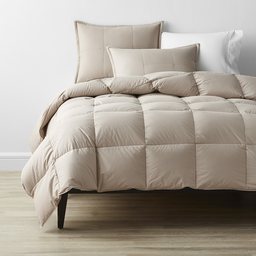 Premium LoftAIRE™ Down Alternative Medium Warmth Comforter - Feather Tan, Twin XL - Beige, Cotton | The Company Store | The Company Store