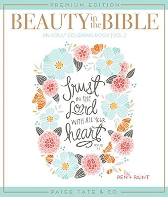 Beauty in the Bible: Adult Coloring Book Volume 2, Premium Edition (Christian Coloring, Bible Jou... | Amazon (US)