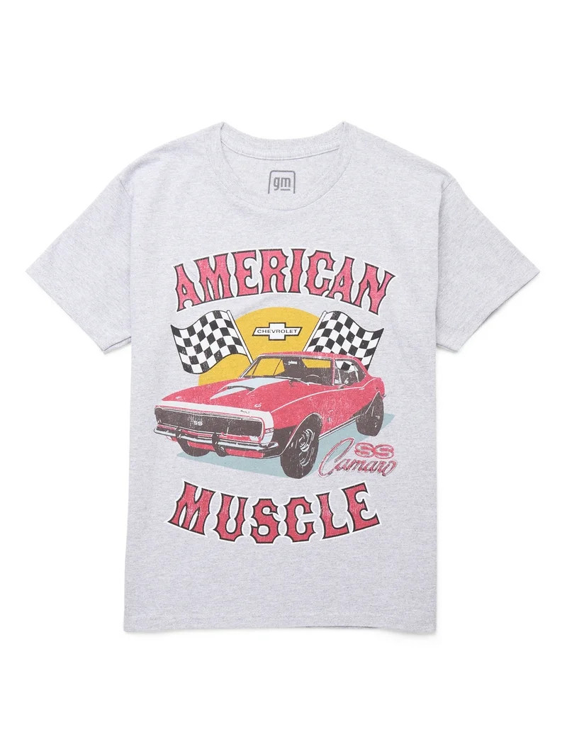 Camaro Muscle Boys Graphic Tee with Short Sleeves, Sizes 4-18 | Walmart (US)