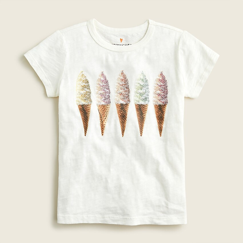 Girls' ice cream T-shirt | J. Crew US