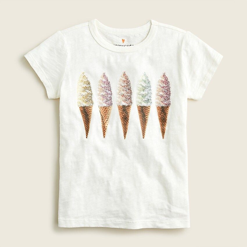 Girls' ice cream T-shirt | J.Crew US