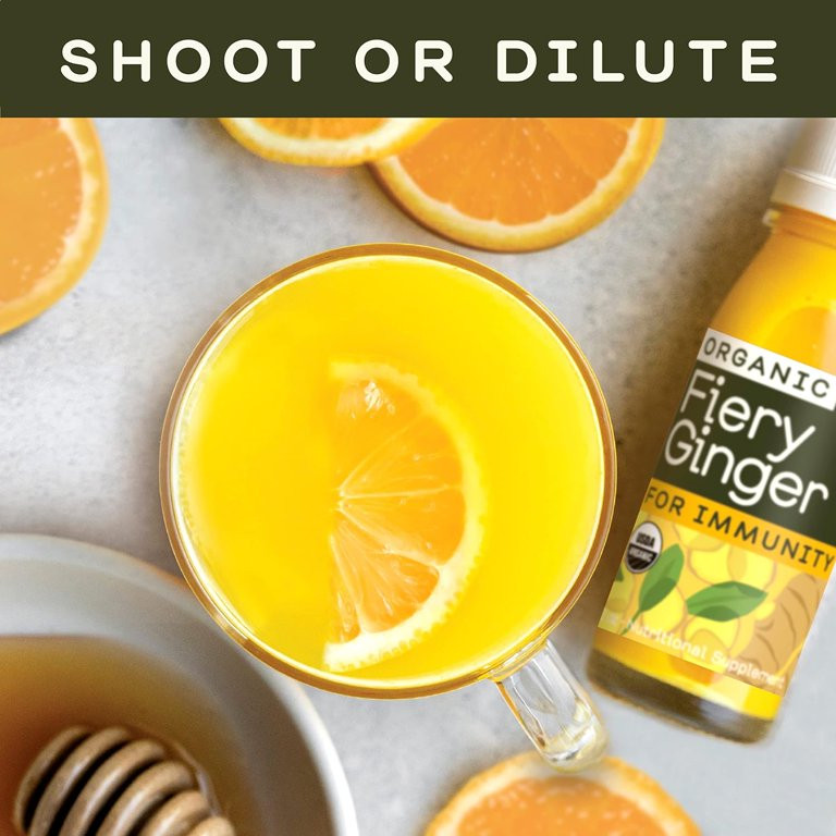 Greenhouse Juice Organic Fiery Ginger Wellness Shots 12-Count 60ml Glass Bottles, Vegan & Gluten-... | Walmart (US)