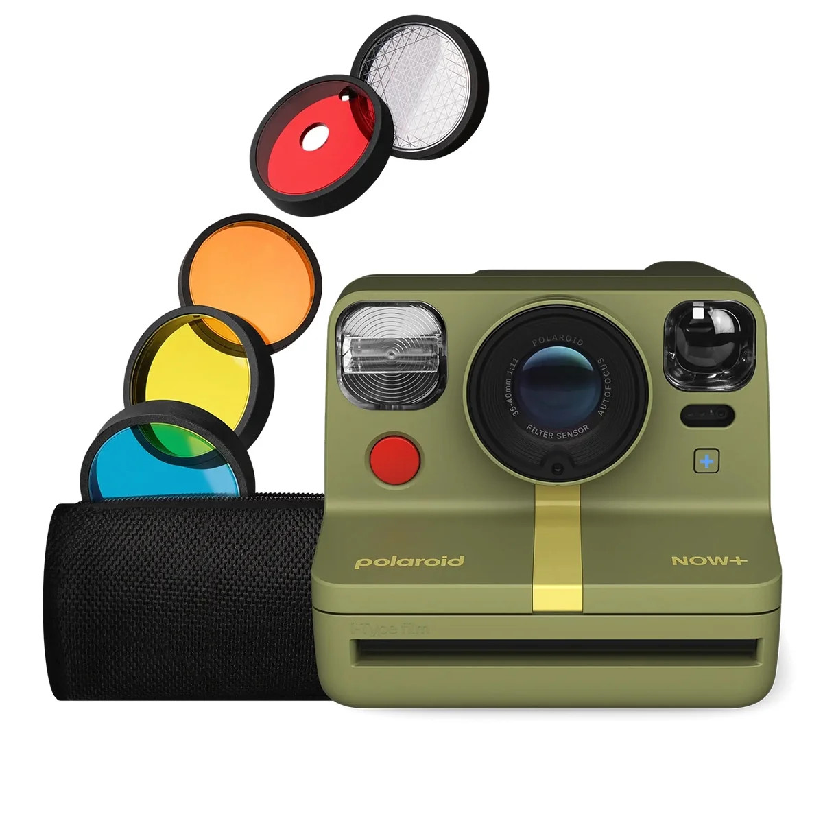 Polaroid Now+ Instant Camera with Bluetooth and Lens Filter Kit - Generation 2 (Forest Green) | Walmart (US)