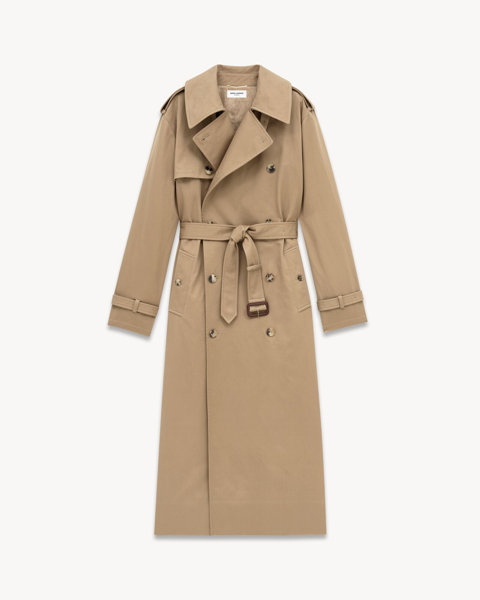 Trench Coat in Cotton Serge | Saint Laurent Inc. (Global)