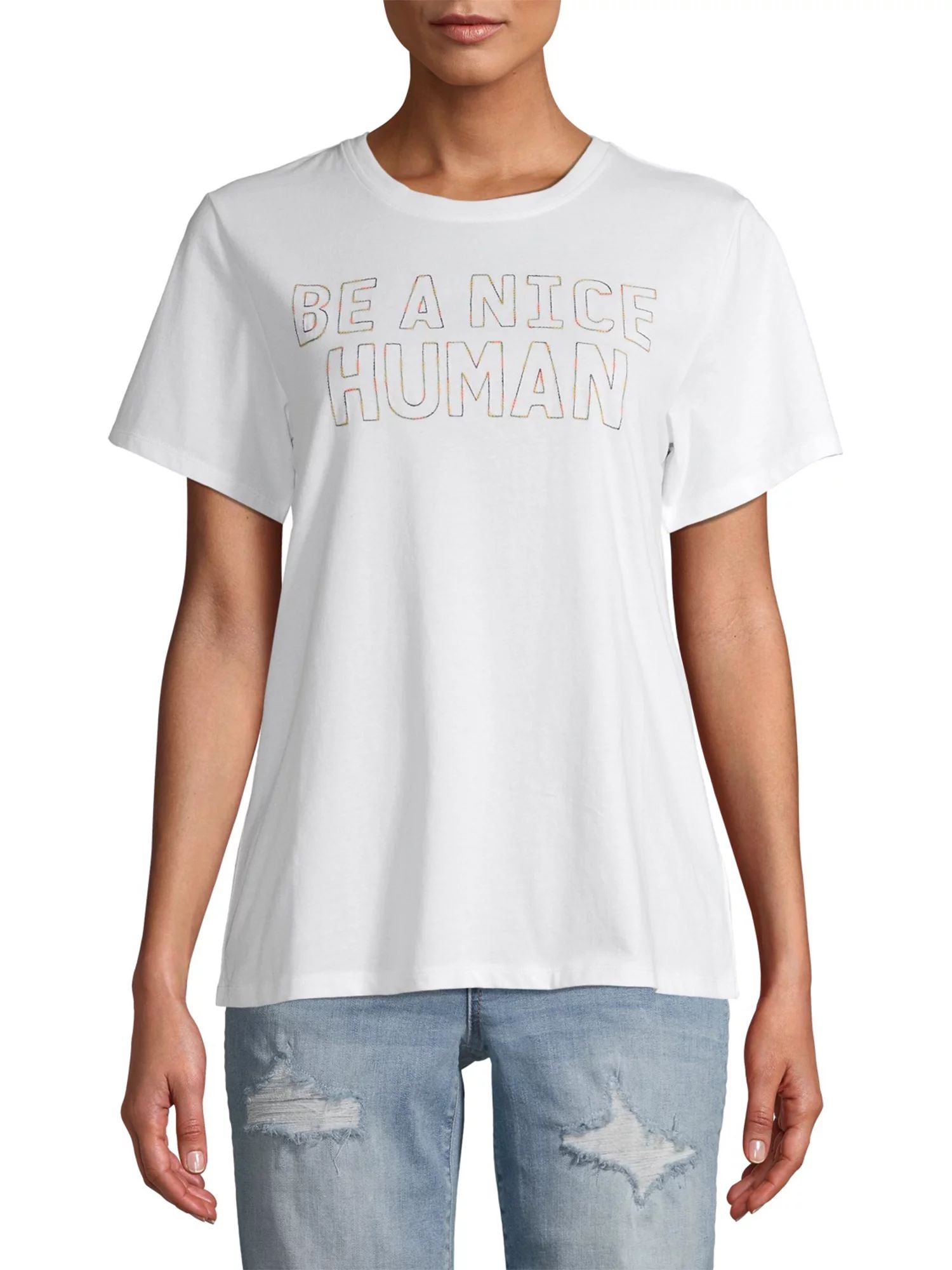 Time and Tru Women's Graphic T-Shirt | Walmart (US)