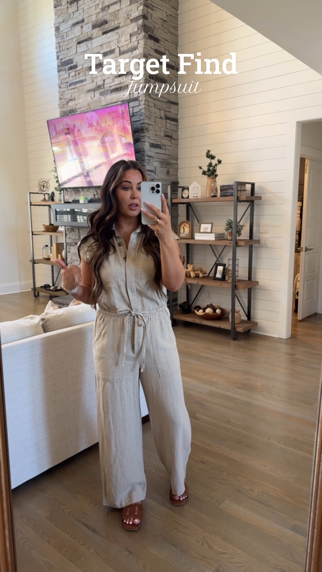 Loving this linen jumpsuit! Perfect for work or everyday! I’m actually wearing it today! I am in a size small 

Target finds, target fashion, target jumpsuit, spring outfit, workwear outfit 

#LTKWatchNow #LTKStyleTip #LTKFindsUnder50