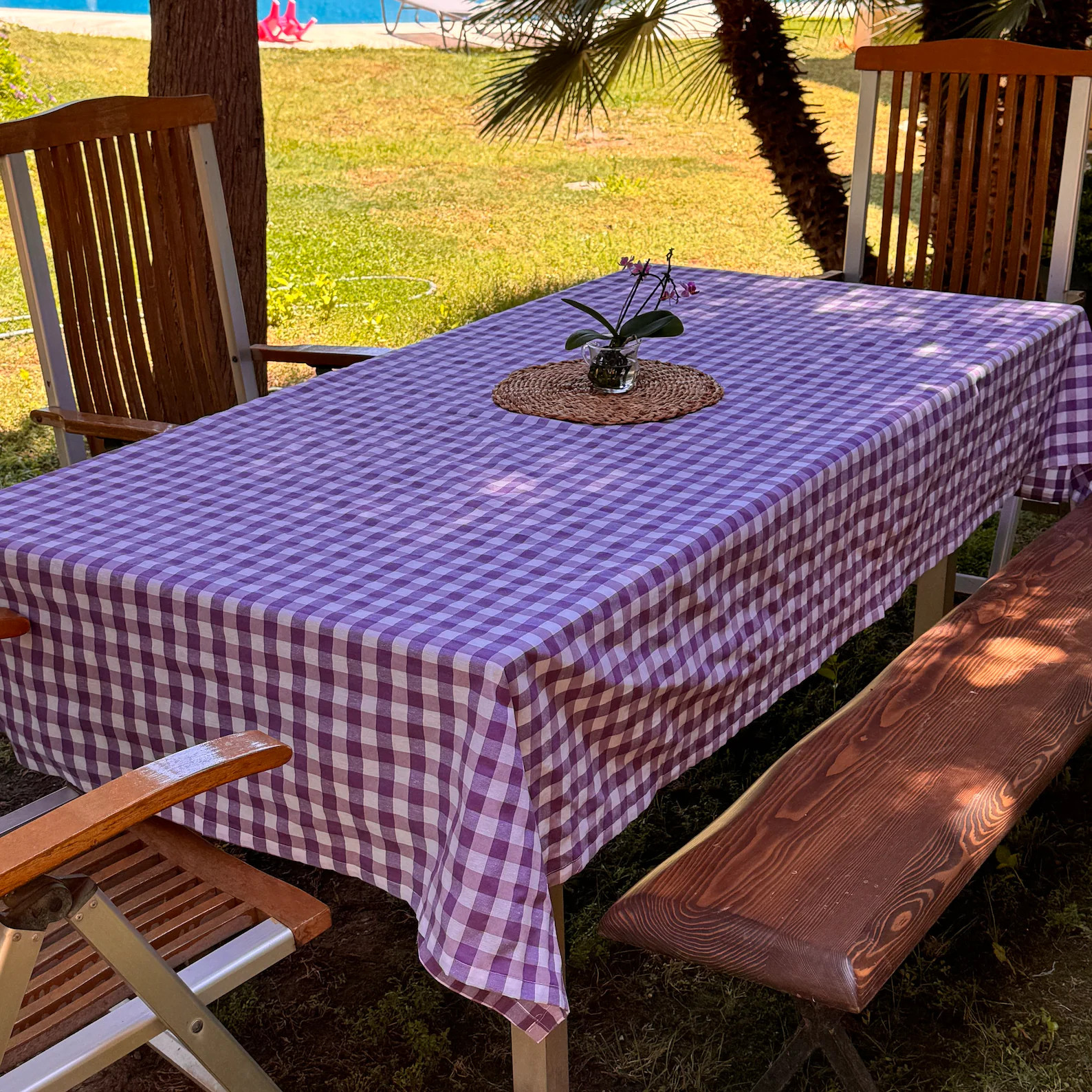 Yellow Gingham Plaid Table Cloth, Custom Sizes Available, Different Color and Sizes Options, Gard... | Etsy (US)