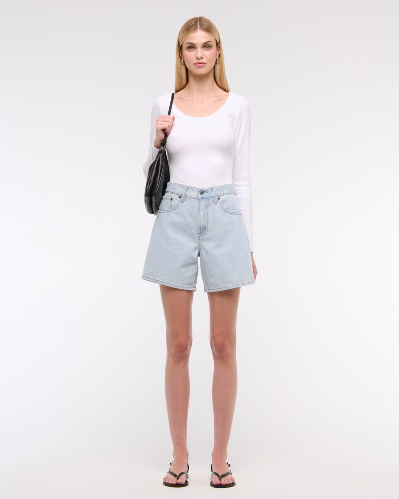 Women's High Rise Loose Short | Women's Bottoms | Abercrombie.com | Abercrombie & Fitch (US)