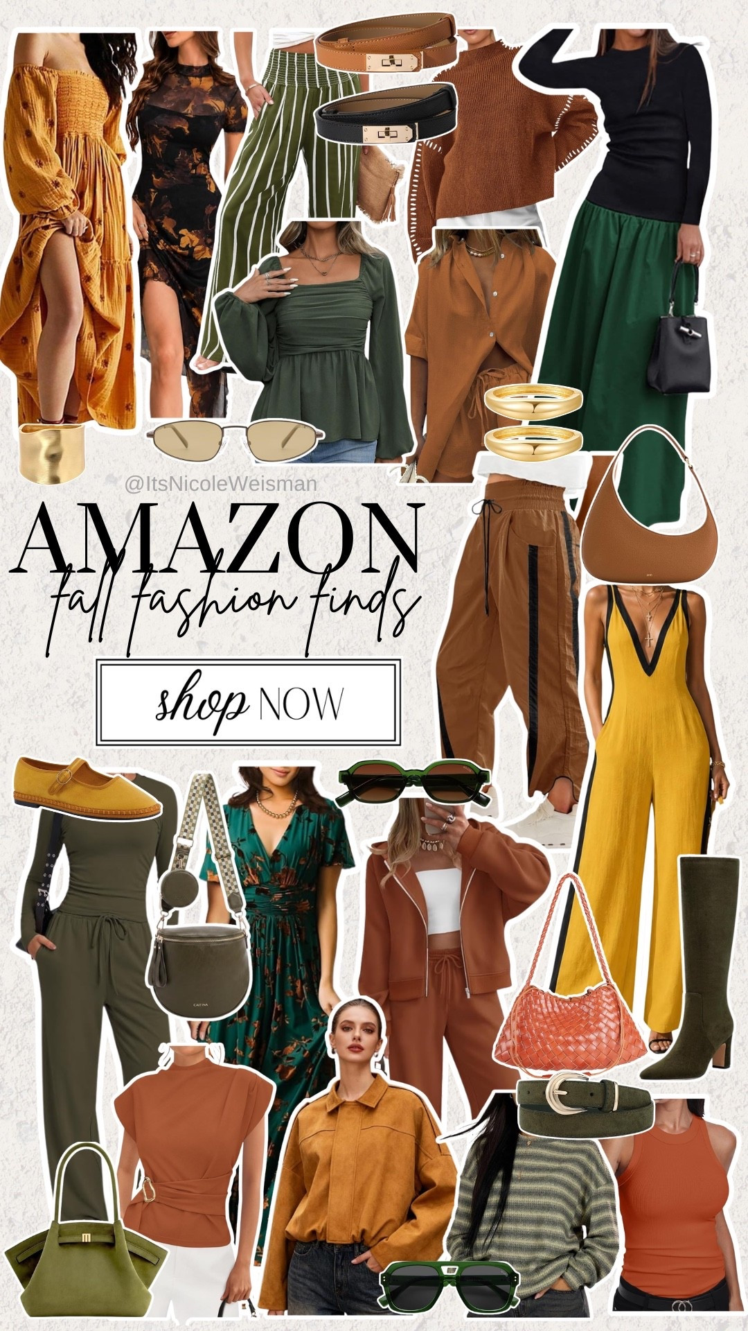 Amazon fall fashion finds are SO good right now!! 🍂 So many cute pieces, accessories and rich fall colors to help transition your wardrobe into the new season. Linking all of my favorites here! 🤎💚

#LTKSeasonal #LTKmomlife #LTKMidsize