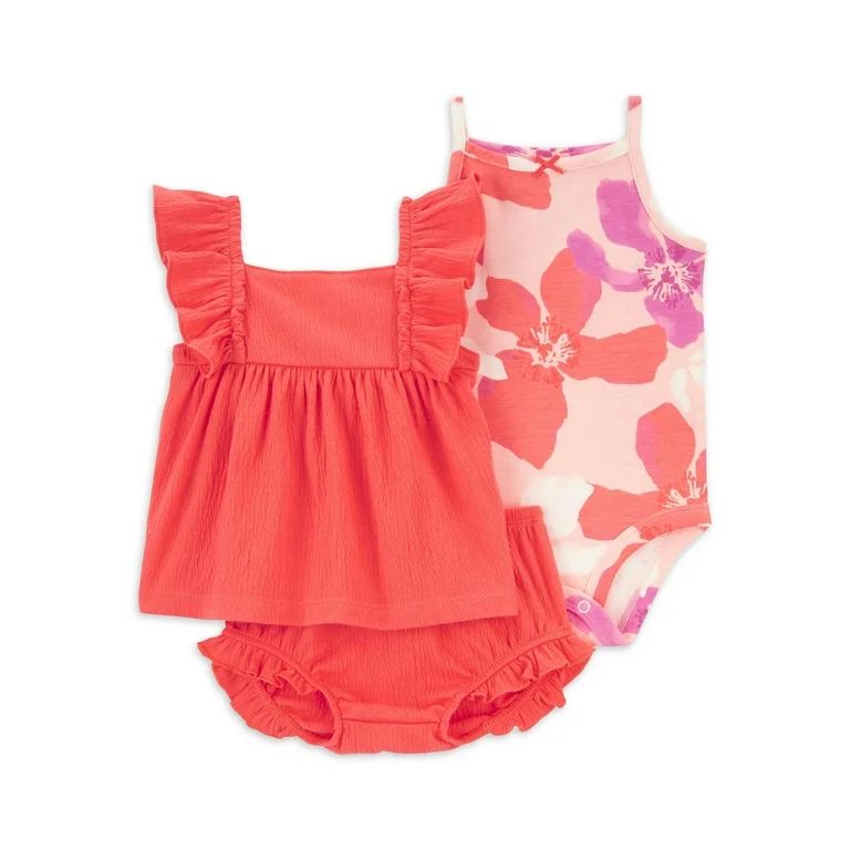 Carter's Child of Mine Baby Girl Outfit Set, 3-Piece, Sizes 0/3-24 Months | Walmart (US)