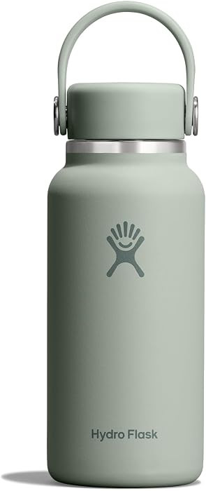 Hydro Flask Micro Bottle - Insulated Mini Leak Proof Flask for Purse or Pocket in 10 Oz Agave Gre... | Amazon (US)