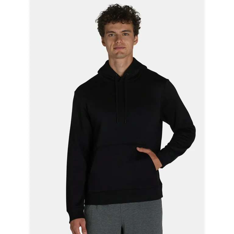Athletic Works Men's Fleece Pullover Hoodie with Long Sleeves, Sizes S-5XL | Walmart (US)