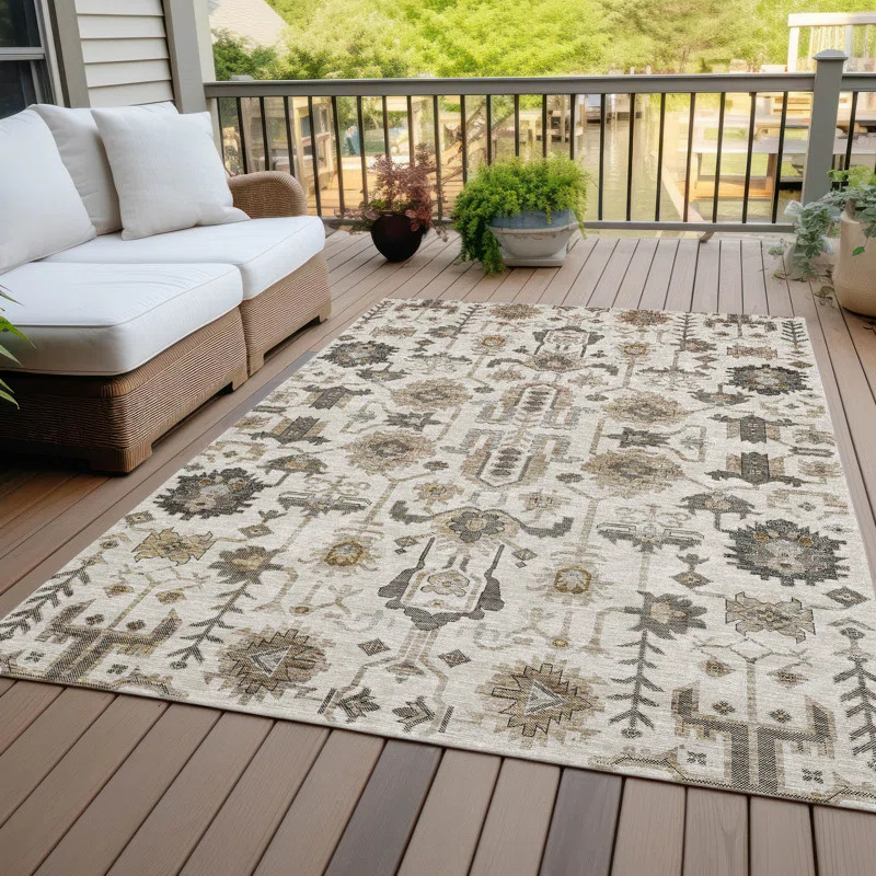 Myda Oriental Indoor / Outdoor Rug | Wayfair North America