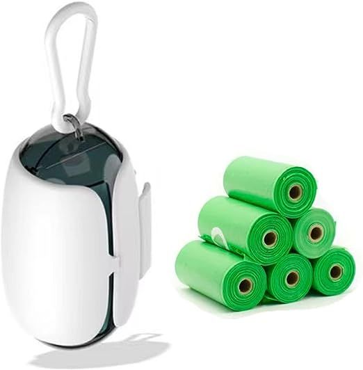 Borrllkeer Cats Dogs Poop Bags（Random Color） with Dispenserand Leash Clip, Pet Garbage Cleani... | Amazon (US)