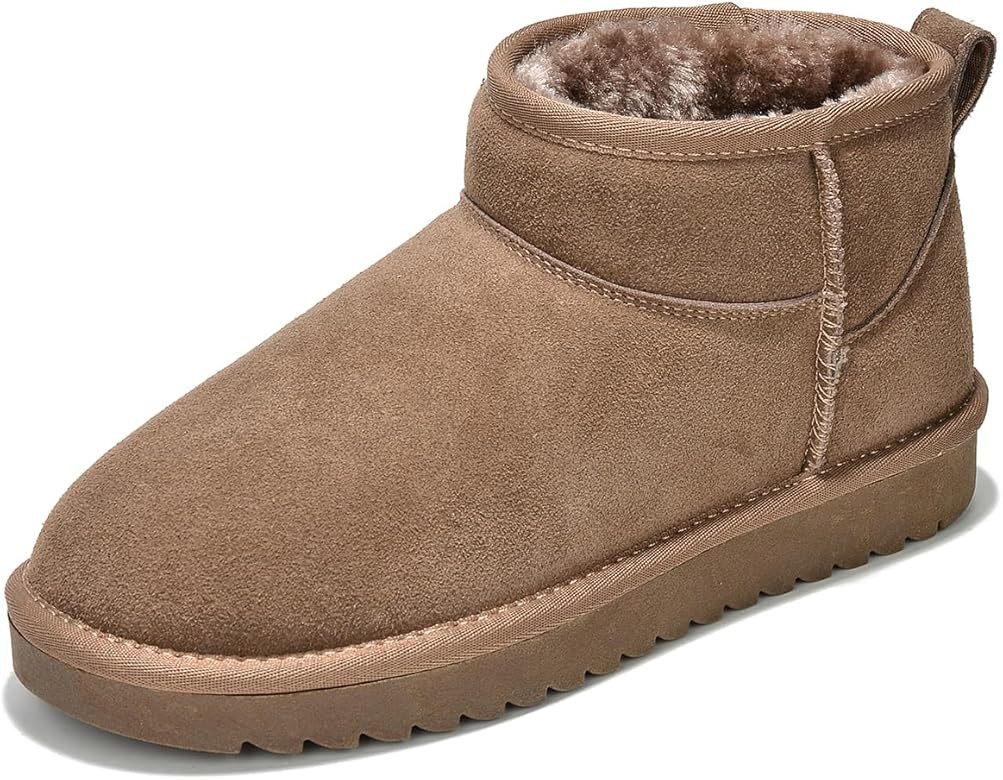 Amazon.com | Project Cloud Genuine Suede Ankle Boots for Women - Water Resistant Winter Boots for... | Amazon (US)
