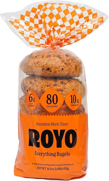 ROYO SINGLE 80 Calories Everything Bagels | Amazon (US)