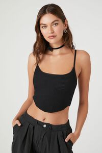 Sweater-Knit Cropped Cami | Forever 21 (US)