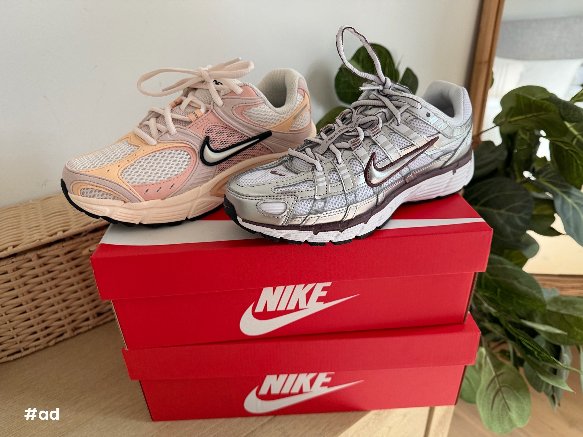 #ad #teannike I am loving my new @Nike sneakers! They’re so cute and trendy! My P-6000 are 27% off + code SUMMER will save you an additional 20% off! I love the colors of my V5 RNR. The price of those will drop in the cart.