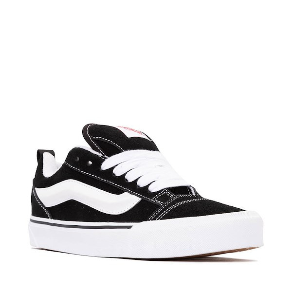 Vans Knu Skool Skate Shoe - Black / True White | Journeys