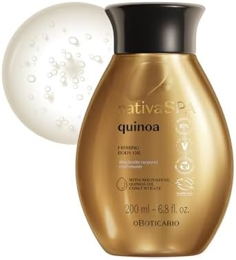 Nativa SPA by O Boticario Quinoa Hydrating Body Oil, Soft and Healthy Skin, 6.8 oz. (200 ml) | Amazon (US)