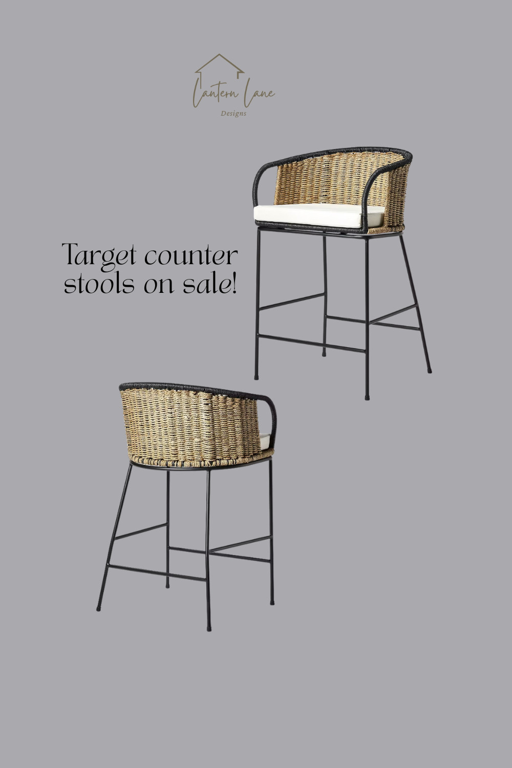 Westcliff Seagrass Counter Height Barstool is on sale at Target! Great price and has great reviews. 

 #LTKHome #LTKSaleAlert