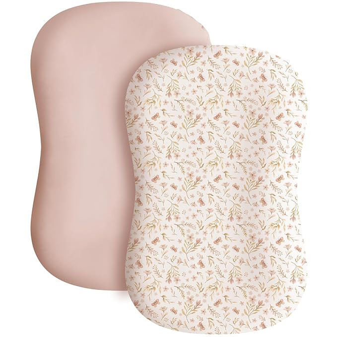 Konssy 2 Pack Baby Lounger Cover, Stretchy and Soft Newborn Lounger Cover, Infant Lounger Slipcov... | Amazon (US)