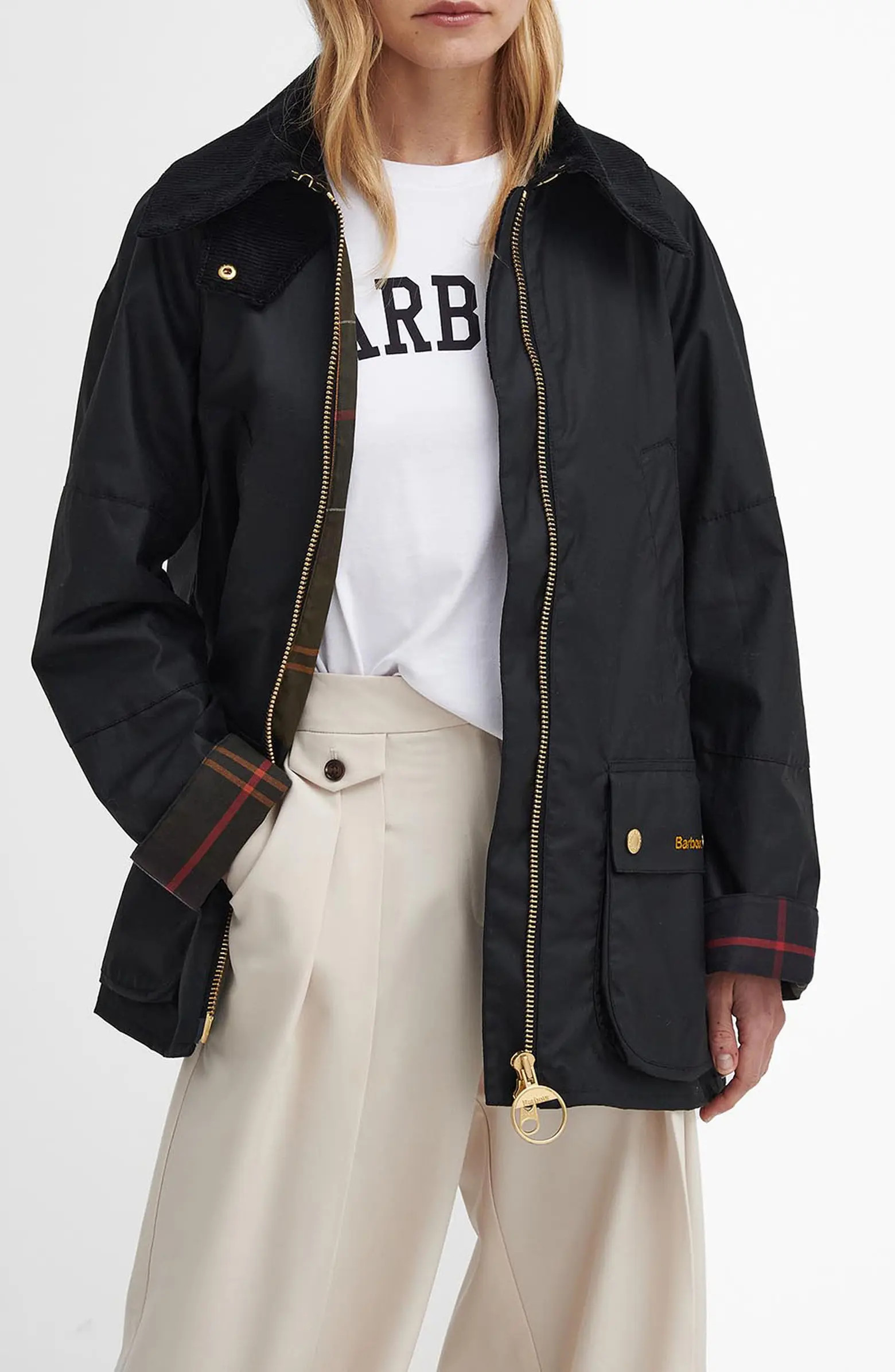 Barbour Allerston Water Resistant Waxed Cotton Jacket | Nordstrom | Nordstrom