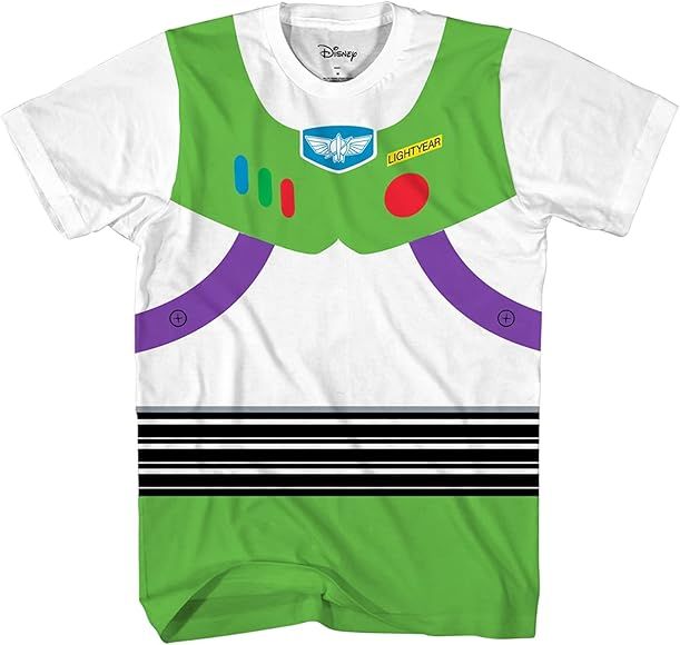 Toy Story Buzz Lightyear Astronaut Costume Adult T-Shirt | Amazon (US)
