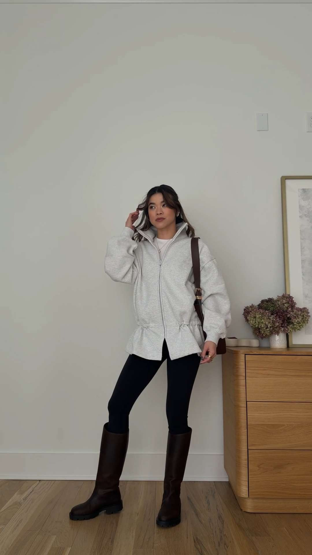 Sizing info: 
•white tee size XS
•zip up size XS
•leggings size 2

petite fashion, get dressed with me, outfit inspiration, ootd, nashville outfit, Nashville influencer, petite style, vacation style, casual outfits, mom style, petite pants, spring outfits, spring outfit info, spring pants, spring outfit idea, spring top, spring sweater, spring shoes, winter outfit, winter pants, winter outfit inpso, winter outfit idea, winter top, winter style, winter sweater, cozy sweater, cold weather zip up, zip up fleece, cold weather outfit, bag, purse, leggings, lululemon leggings 

 

#LTKSeasonal #LTKPetite #LTKootd