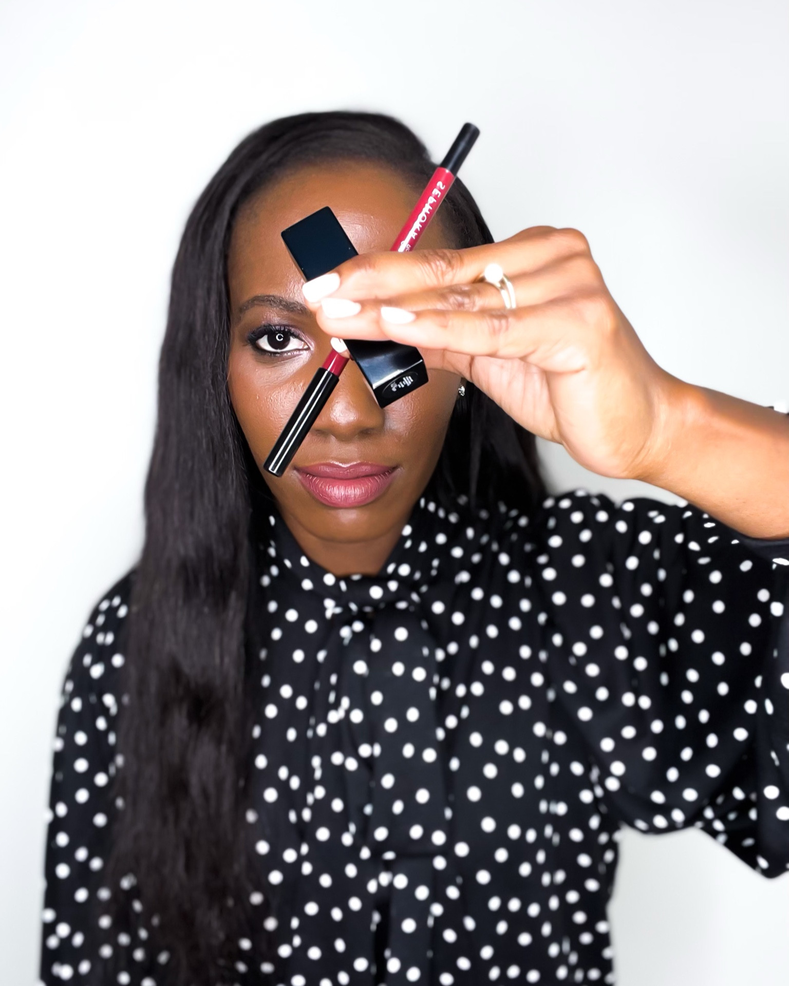 My go-to lip color is a mix of a matron-red liner with a nude lipstick finish. 

#LTKstyletip #LTKSeasonal #LTKbeauty