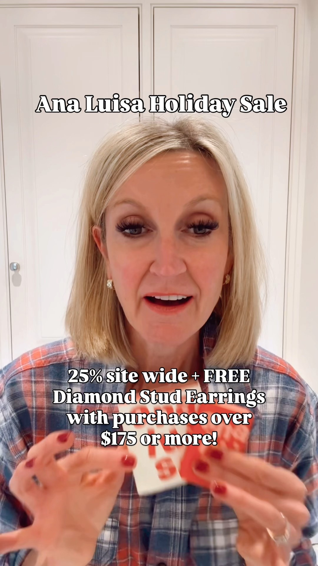 Grab a gift for anyone on your list or yourself and take advantage of Ana Luisa’s Site Wide Holiday Sale!  And grab a FREE pair of Diamond Stud Earrings with any purchase over $175!  Hurry!  Offer ends soon!  #analuisa #analuisaambassador #ad

#LTKSaleAlert #LTKGiftGuide #LTKHoliday