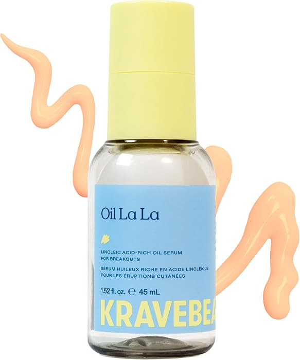 KraveBeauty Oil La La Lightweight Facial Oil for Sensitive Skin, 45 mL | Amazon (US)