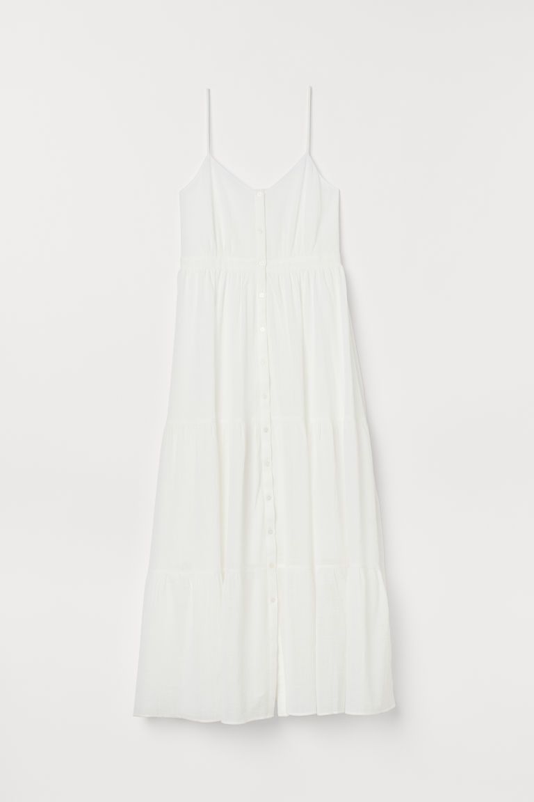 H & M - Long Dress - White | H&M (US)