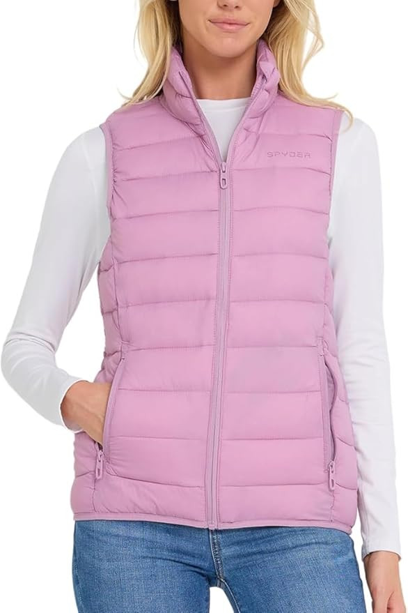 Spyder Womens Puffer Vest - Lightweight Sleeveless Puffer Vest Women - Cozy Fall Fashion Warm Qui... | Amazon (US)