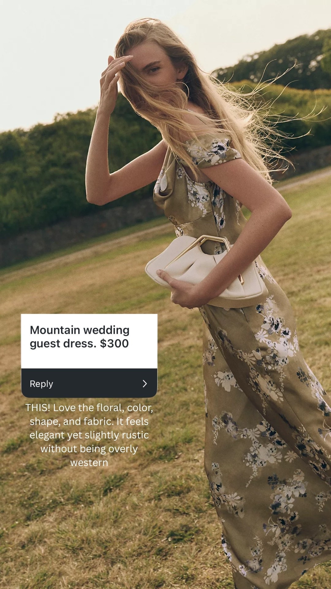 Wedding guest dress under $300!! 

mountain wedding guest dress, cocktail dress, summer dress, floral dress, event dress, formal dress, maxi dress, summer wedding guest dress

#LTKWedding #LTKSeasonal
