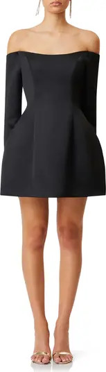 Vida Off The Shoulder Long Sleeve Cocktail Minidress | Nordstrom