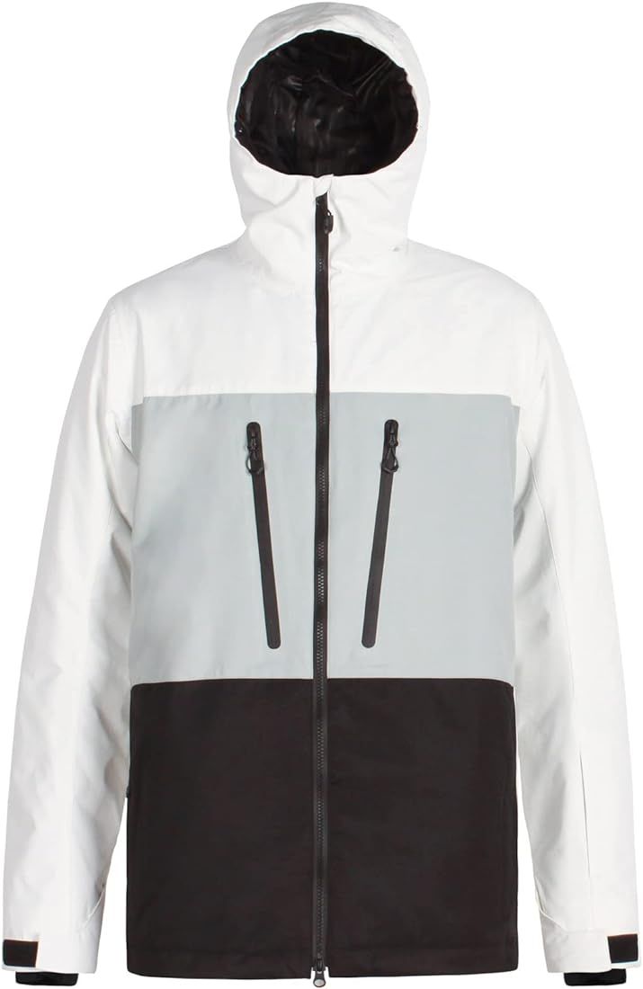 Men's Ski Jacket Snow Coat Waterproof Snowboard Jacket Windproof Insulated Snow Jacket Hooded Warm | Amazon (US)