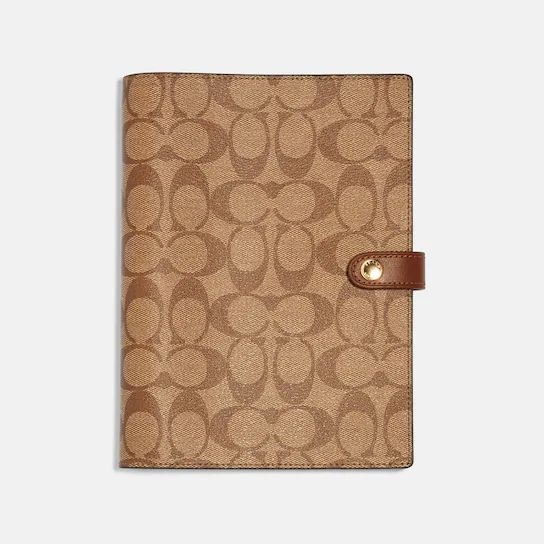 Notebook In Signature Canvas | Coach Outlet