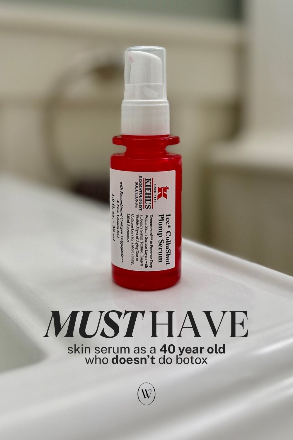 This plumping serum from Kiehl’s is the newest staple in my skincare routine. While it’s more of a spurge it’s 100% worth it.

#LTKOver40 #LTKBeauty