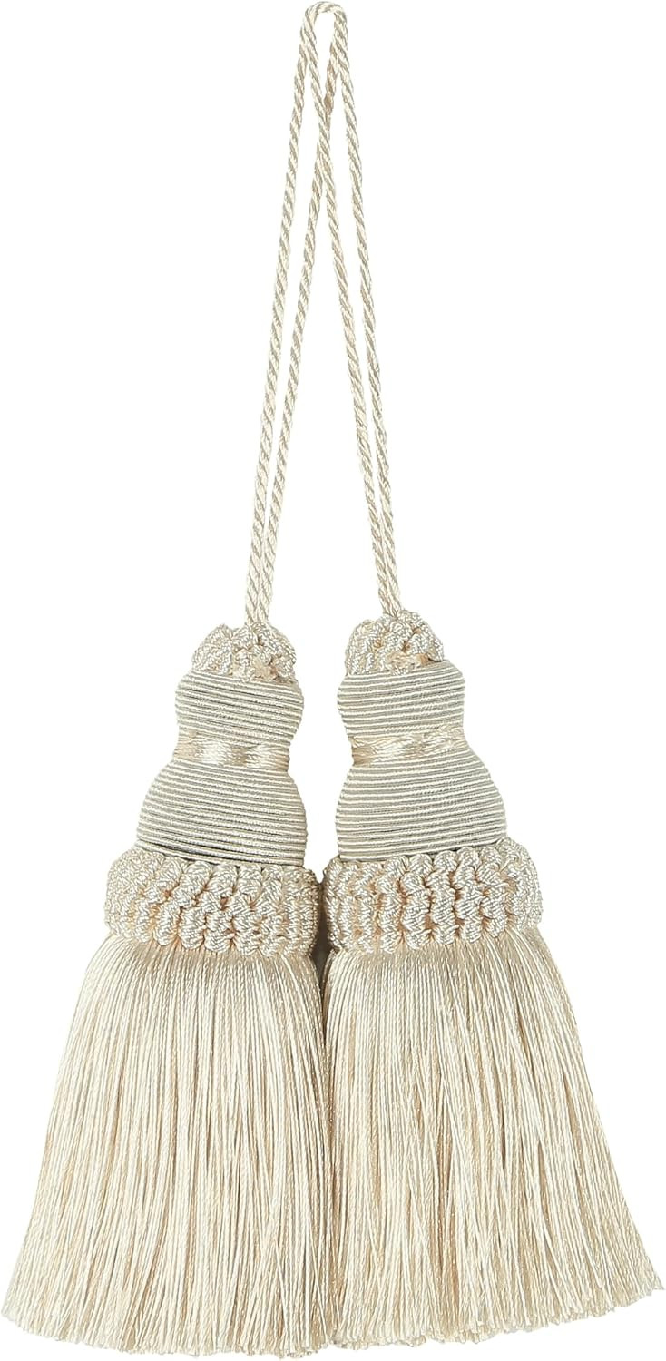 BEL AVENIR Tassels 2 Pcs Key Tassel with Loops Handmade Craft Charms | Amazon (US)
