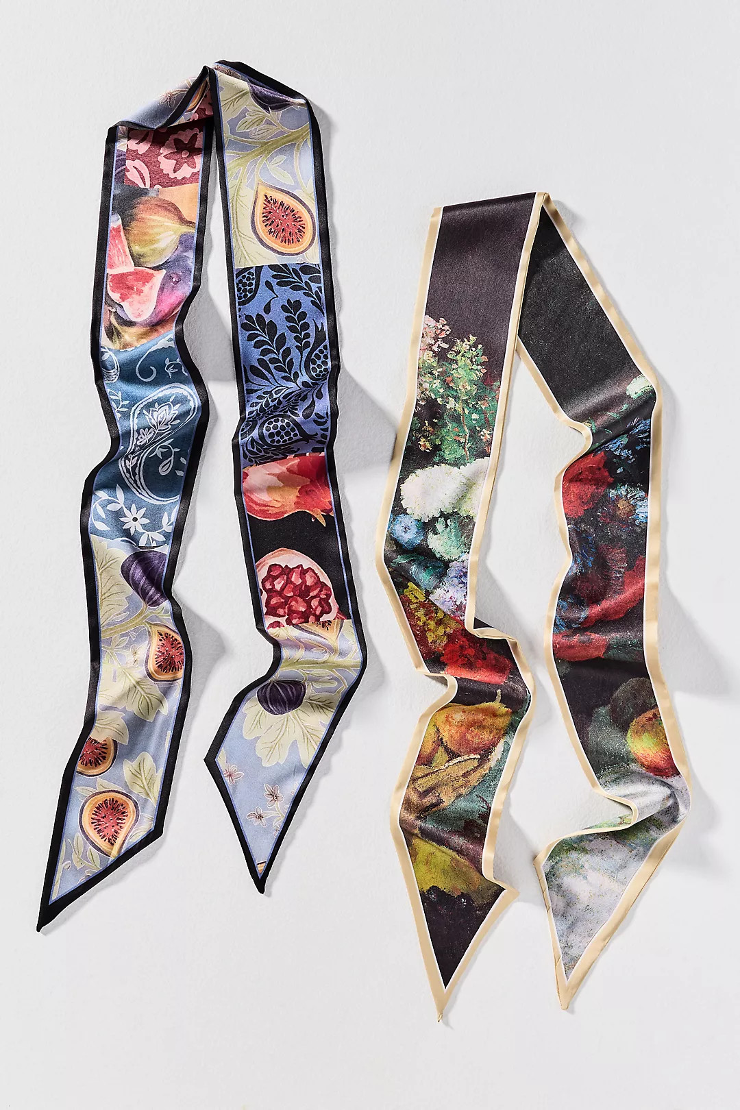 Skinny Floral Hair Scarves, Set of 2 | Anthropologie (US)