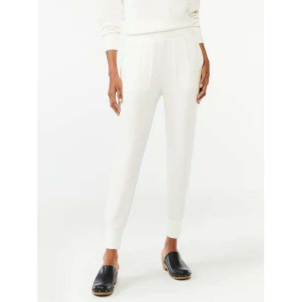 Scoop Women's Scuba Knit Jogger Pants | Walmart (US)