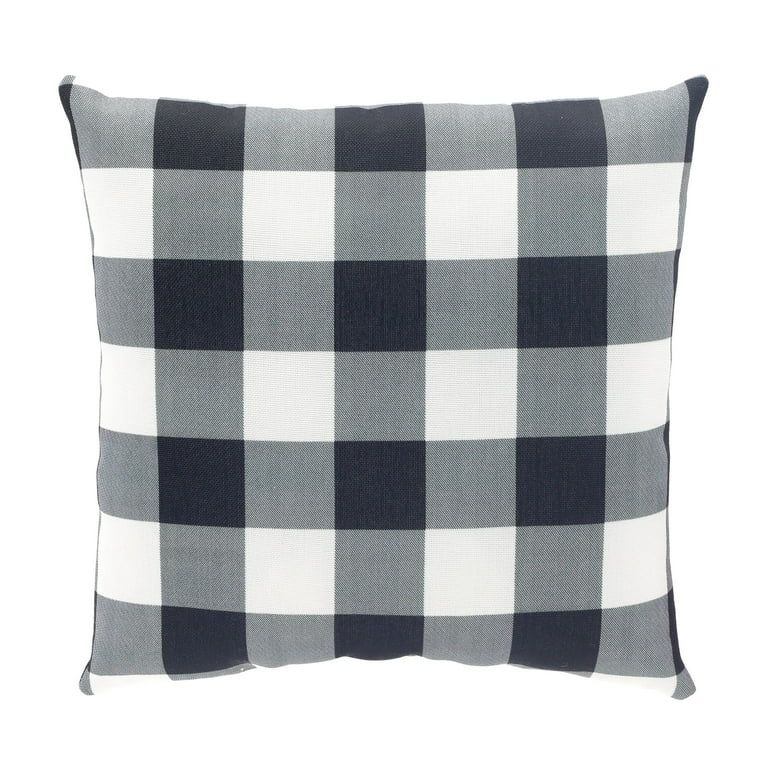 Harvest 13 in Black and White Pumpkin Patch Decorative Pillow, Way to Celebrate! | Walmart (US)