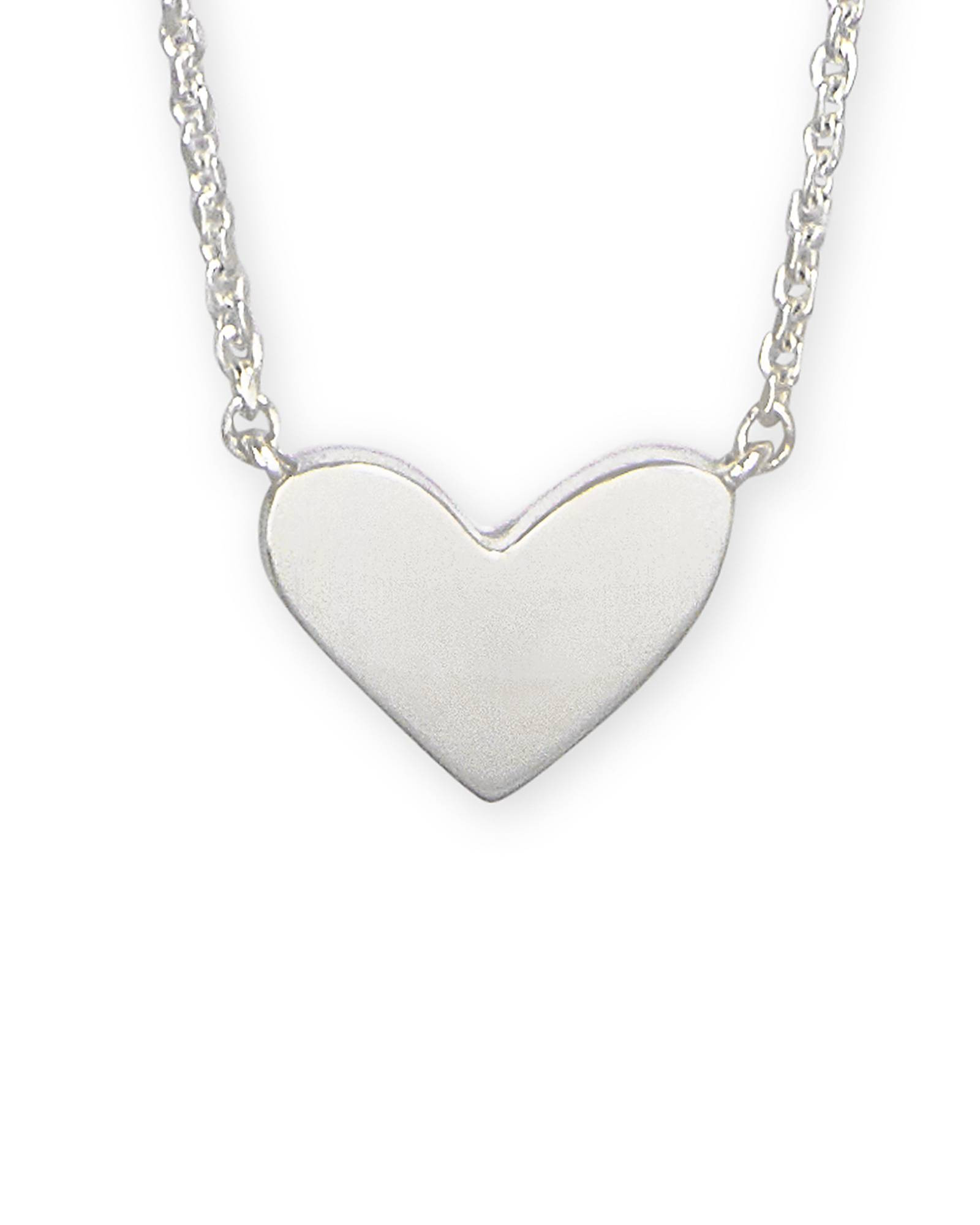 Ari Heart Pendant Necklace in Sterling Silver | Kendra Scott