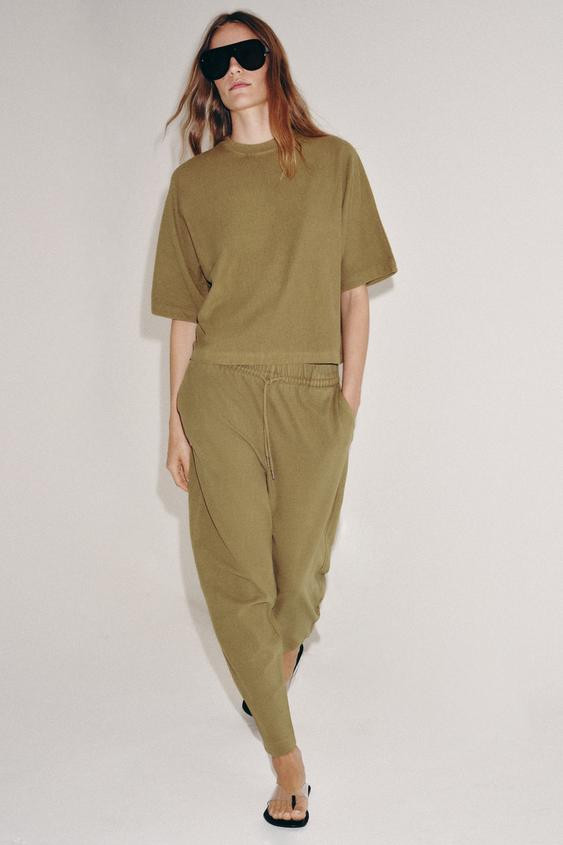 WASHED EFFECT TROUSERS | Zara UK